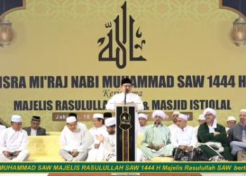 Sekda H. Nuryakin Hadiri Undangan Peringatan Isa Mi’raj Nabi Muhammad SAW 1444 H yang Digelar Majelis Rasulullah SAW dan Masjid Istiqlal Jakarta