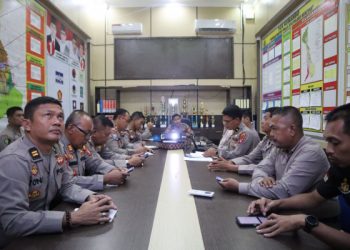 Waka Polres Seruyan Pimpin Rapat Kinerja Itwasda Polda Kalteng