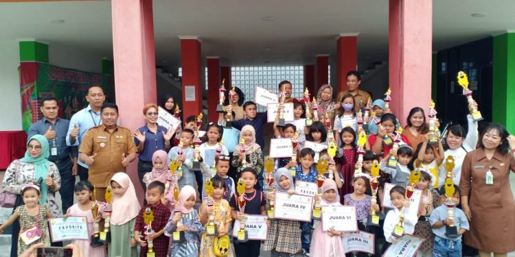 135 Anak Ikuti Lomba Bernyanyi Anak Berdendang di Sanggu Malawen