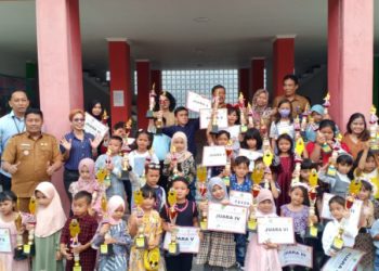 135 Anak Ikuti Lomba Bernyanyi Anak Berdendang di Sanggu Malawen