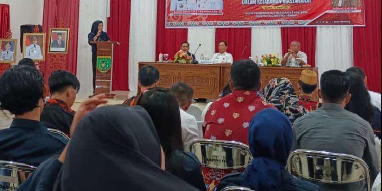 DPMD Kalteng Sosialisasi Peran Generasi Muda Desa dan Hak Politik Dalam Ketahanan Masyarakat