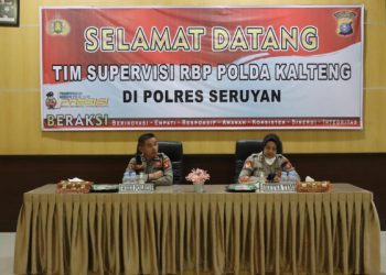 Biro Rena Polda Kalteng Giat Supervisi RBP Tahun 2023 di Polres Seruyan