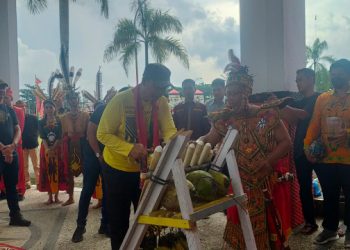 Bupati Mura Perdie Sambut Kunjungan Kerja Bupati Bengkayang