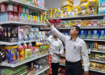 Satreskrim Polres Seruyan Rutin Cek Stok Sembako