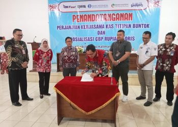 Bank Kalteng Cabang Buntok-Bank Indonesia Kerjasama Kas Titipan