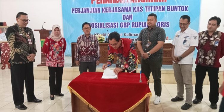 Bank Kalteng Cabang Buntok-Bank Indonesia Kerjasama Kas Titipan