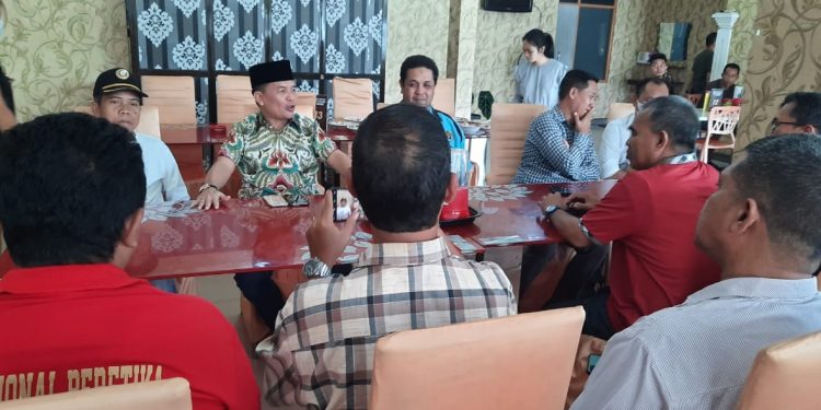 Jelang Ramadhan, Ketum DAD Kalteng Silaturahmi dengan Insan Pers