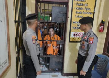 Polres Seruyan Rutin Cek dan Kontrol Ruang Jaga Tahanan
