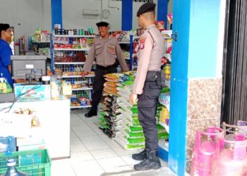 Berikan Pengayoman, Satuan Samapta Polres Seruyan Patroli Pasar di Pagi Hari