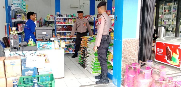Berikan Pengayoman, Satuan Samapta Polres Seruyan Patroli Pasar di Pagi Hari