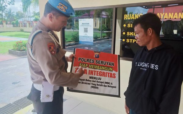 Polsek Seruyan Hilir Teruskan Road Show Zona Integritas Menuju WBBM