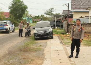 Kamseltibcar Lalu Lintas Aman, Wakapolres Seruyan Pantau Gatur Pagi