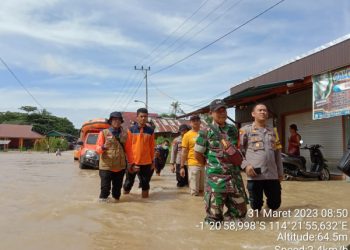 Banjir Terjang Kecamatan Kapuas Tengah, 13.192 Jiwa Terdampak