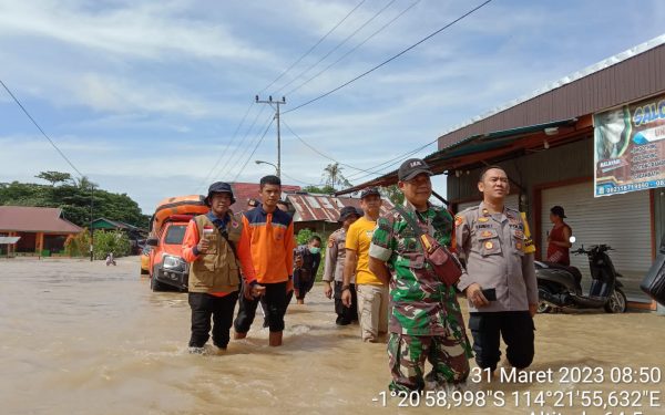 Banjir Terjang Kecamatan Kapuas Tengah, 13.192 Jiwa Terdampak