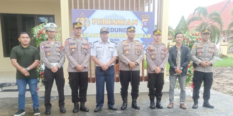 Resmikan Gedung Satlantas, Kapolres Seruyan Tegaskan Tingkatkan Pelayanan