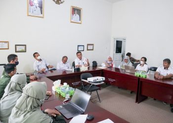 Persiapan ST2023, Plt Kadisbun Terima Audiensi Kepala BPS Prov. Kalteng