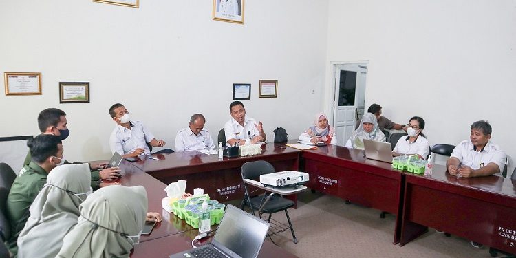 Persiapan ST2023, Plt Kadisbun Terima Audiensi Kepala BPS Prov. Kalteng