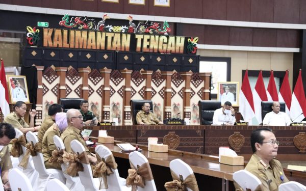 Pemprov. Kalteng Hadiri Rakor Pengendalian Inflasi Bersama Mendagri
