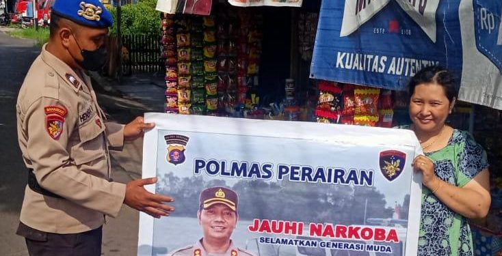 Satpolairud Polres Seruyan Lakukan Pencegahan Peredaran Narkoba