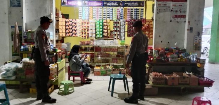 H+4 Lebaran Polres Seruyan Cek Harga Sembako