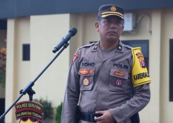 Pimpin Apel Pagi, Kabagops Polres Seruyan Sampaikan Hal Penting