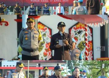 Bupati Perdie Pimpin Apel Gelar Pasukan Ops Ketupat Telabang 2023