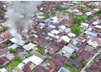 Si Jago Merah Hanguskan 8 Rumah di Kawasan Simpang Tiga Sampit