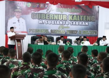 Gubernur Kalteng Sugianto Sabran Apresiasi Prajurit Yonif Raider 631/Atg