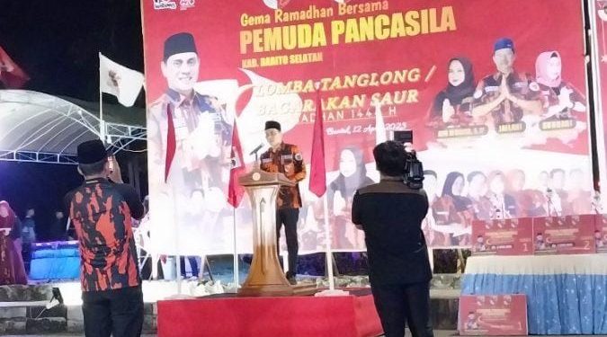 Ketua MPW Pemuda Pancasila Kalteng Buka Lomba Tanglong Bagarakan Sahur di Buntok