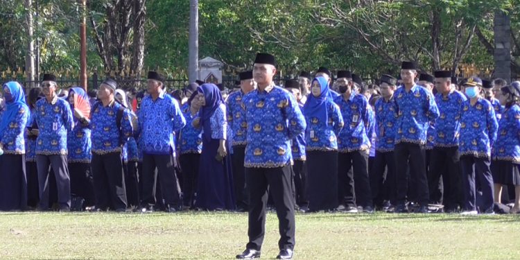 Wagub Kalteng Edy Pratowo Pimpin Apel Besar di Lingkup Pemprov. Kalteng
