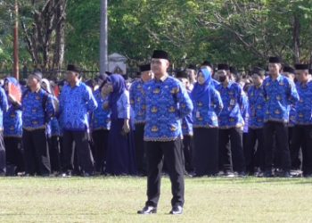 Wagub Kalteng Edy Pratowo Pimpin Apel Besar di Lingkup Pemprov. Kalteng