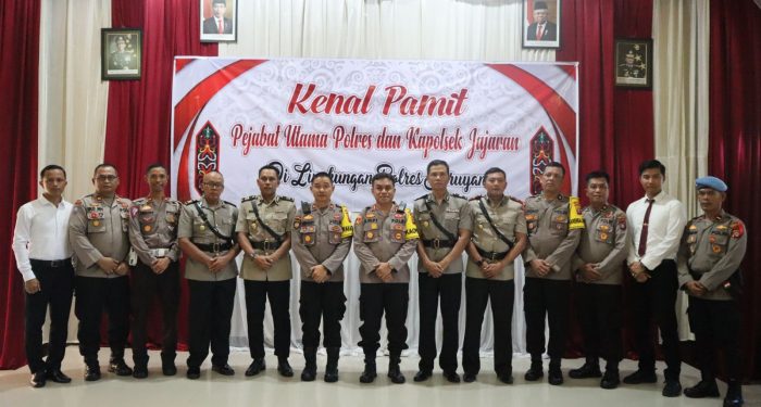 Kenal Pamit PJU Polres Seruyan, Kapolres Memberikan Sambutan Ini