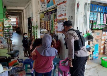 Setiap Hari Polsek Seruyan Hilir Patroli Pasar