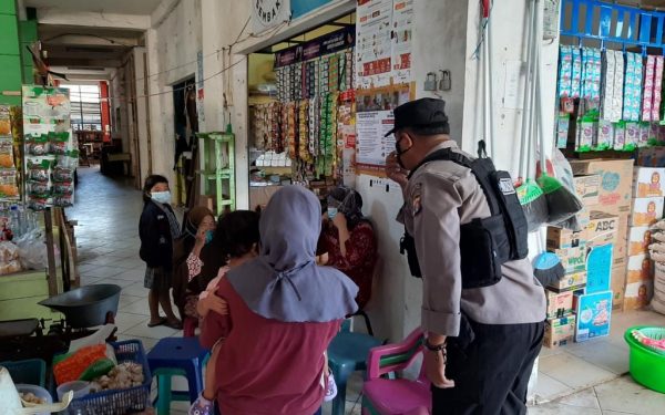 Setiap Hari Polsek Seruyan Hilir Patroli Pasar