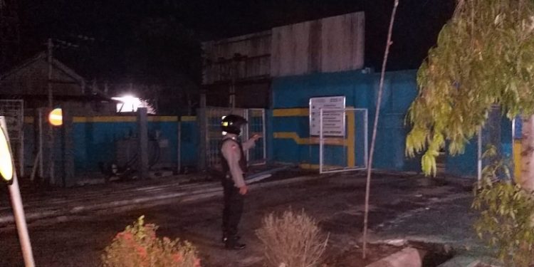 Cegah Gangguan Kamtibmas, Personel Polsek Serhil Patroli Malam