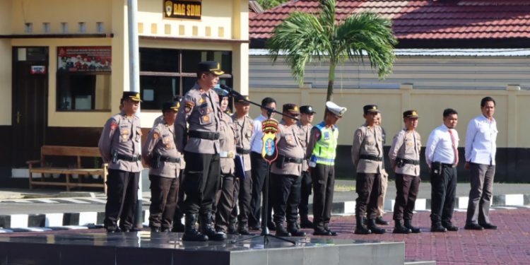 Satbinmas Polres Seruyan Melaksanakan Apel Pagi