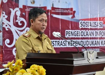 Tingkatkan Kesadaran Administrasi Kependudukan, Disdukcapil Prov. Kalteng Gelar Sosialisasi Informasi Pengelolaan Adminduk