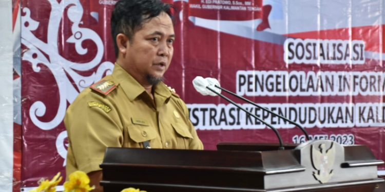 Tingkatkan Kesadaran Administrasi Kependudukan, Disdukcapil Prov. Kalteng Gelar Sosialisasi Informasi Pengelolaan Adminduk