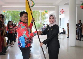 Pj Bupati Barsel Lepas Kontingen FBIM 2023