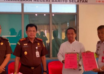 Dishub Barsel Bangun Ponton Pelabuhan Pasar Lama Buntok