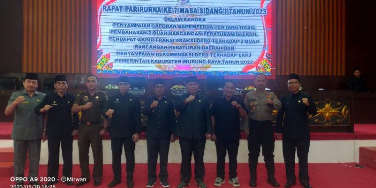 DPRD Murung Raya Gelar Rapat Paripurna Ke-7 Masa Sidang I tahun 2023