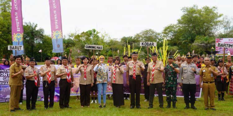 Ketua Kwarda Gerakan Pramuka Kalteng, Ivo Sugianto Sabran Buka LT IV Pramuka Penggalang 2023