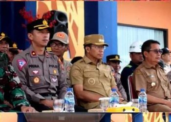 Bupati Perdie Pimpin Apel Gelar Personil dan Sarpras Kesiapsiagaan Karhutla