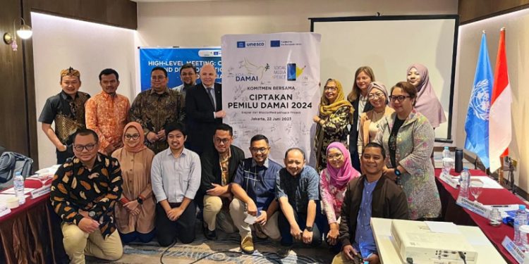 AMSI dan 12 Organisasi Masyarakat Sipil Tanda Tangani Komitmen Pemilu Damai 2024