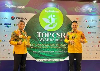 Adaro Terima Penghargaan Tertinggi TOP CSR Award 2023