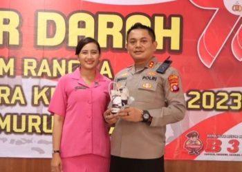 Jelang Hari Bhayangkara, Polres Murung Raya Gelar Donor Darah