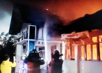Kantor Bawaslu Kota Palangka Raya Terbakar, Uang Rp100 Juta Jadi Arang