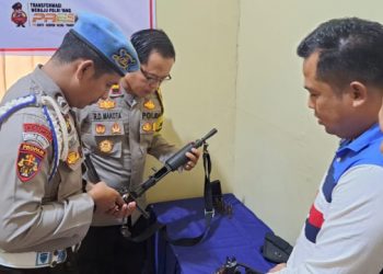 Polsek Permata Intan Tandatangan Komitmen Bersama