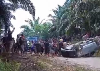 Akibat Tidak Diindahkan PT BJAP Memberikan 20 Persen Hak Plasma, Puluhan Warga Seruyan Gelar Aksi Unjuk Rasa
