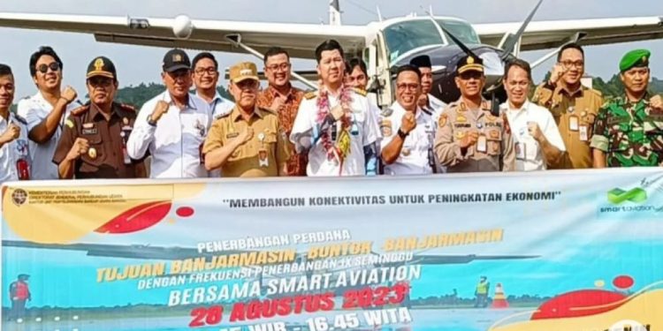 Bandara Sanggu Buntok Kembali Buka Rute Penerbangan ke Banjarmasin